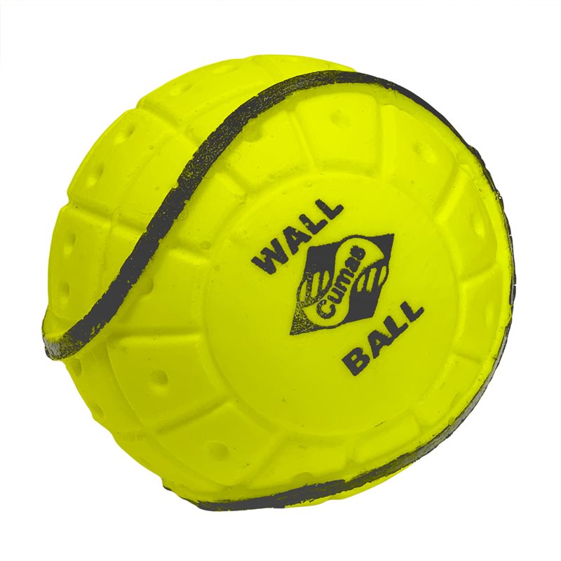 Cumas Wall Ball Hurling Ball - Size 5 - Hi-Vis Yellow
