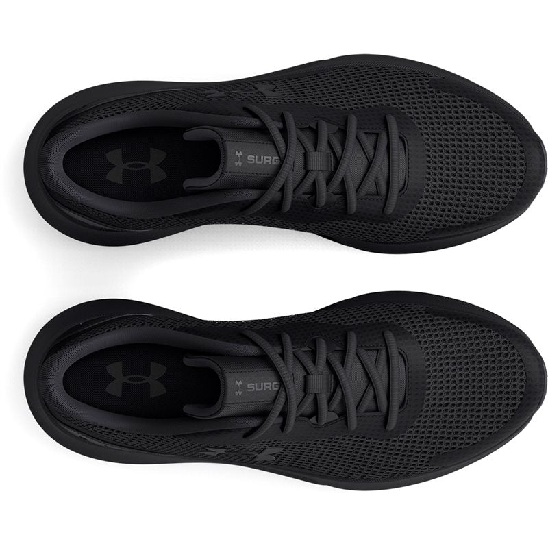Under Armour Surge 3 Running Shoes - Mens - Black/Black/Black