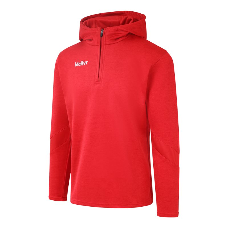 Mc Keever Core 22 1/4 Zip Hoodie - Youth - Red