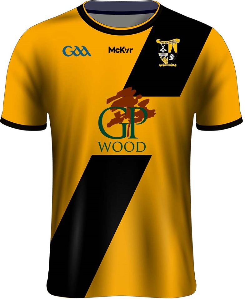 Mc Keever St Marys GAA Official Jersey - Adult - Amber/Black