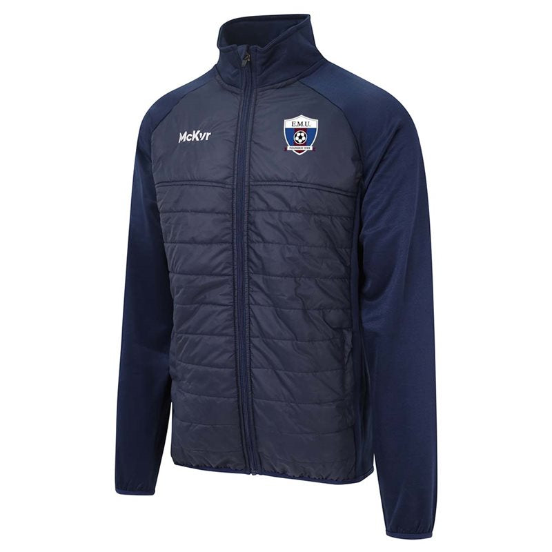 Mc Keever East Meath United FC Core 22 Hybrid Jacket - Adult - Navy