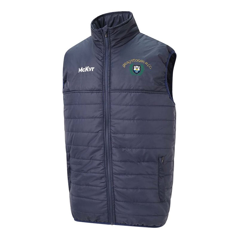 Mc Keever Greystones RFC Core 22 Padded Gilet - Youth - Navy