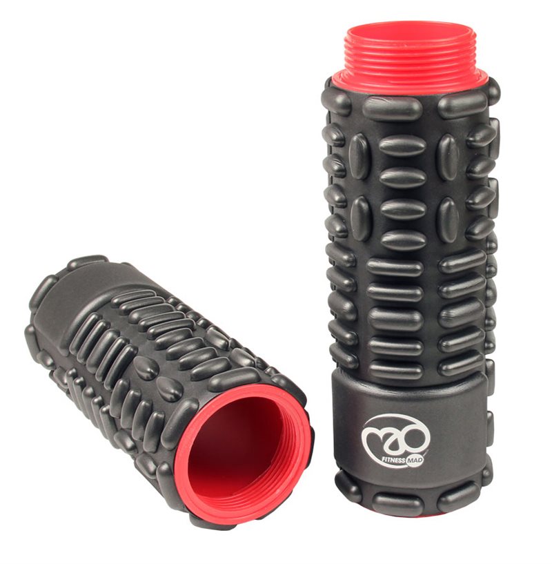 Fitness Mad Twin Vari-Massage Foam Roller - Black