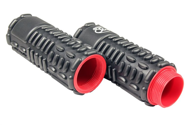 Fitness Mad Twin Vari-Massage Foam Roller - Black