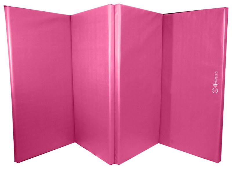 Sure Shot Foldable (4 Fold) Gym Mat - 50mm Pink
