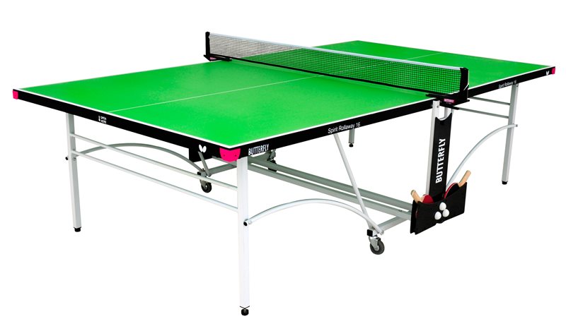 Butterfly Spirit 16 Rollaway Table Tennis Table - Green