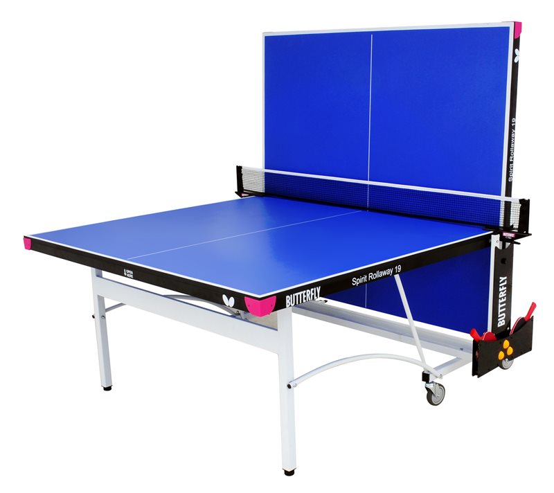 Butterfly Spirit 19 Rollaway Table Tennis Table - Blue
