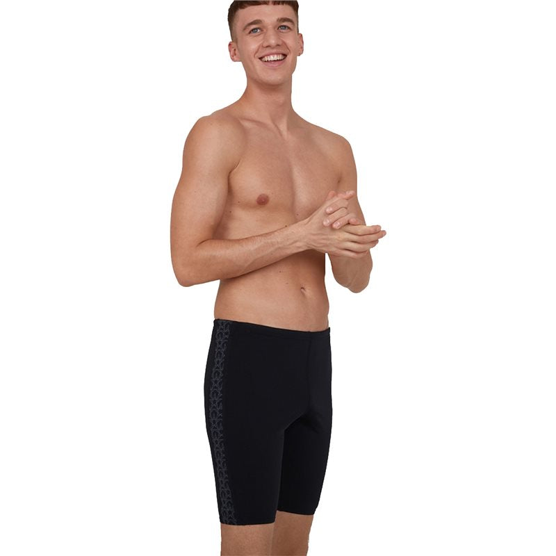 Speedo BoomStar Splice Jammer Swim Shorts - Mens - Speedo Black/Oxid Grey