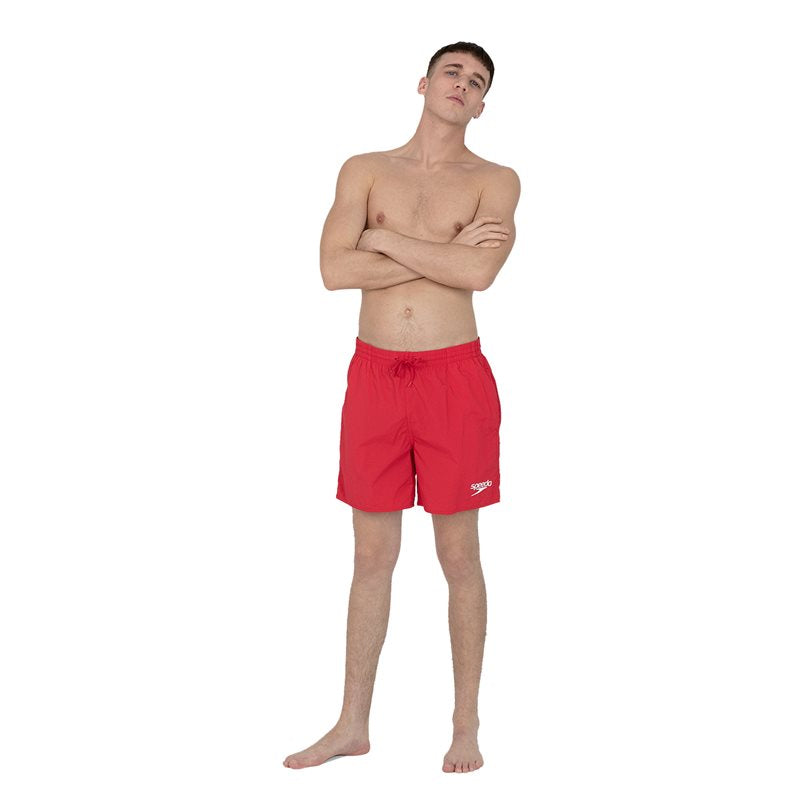 Speedo Essential 16 inch Leisure Watershort Swim Shorts - Mens - Red