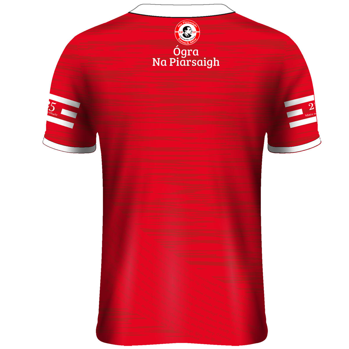 Mc Keever Na Piarsaigh Eanach Mor CLG Official Match Player Fit Jersey - Adult - Red/White
