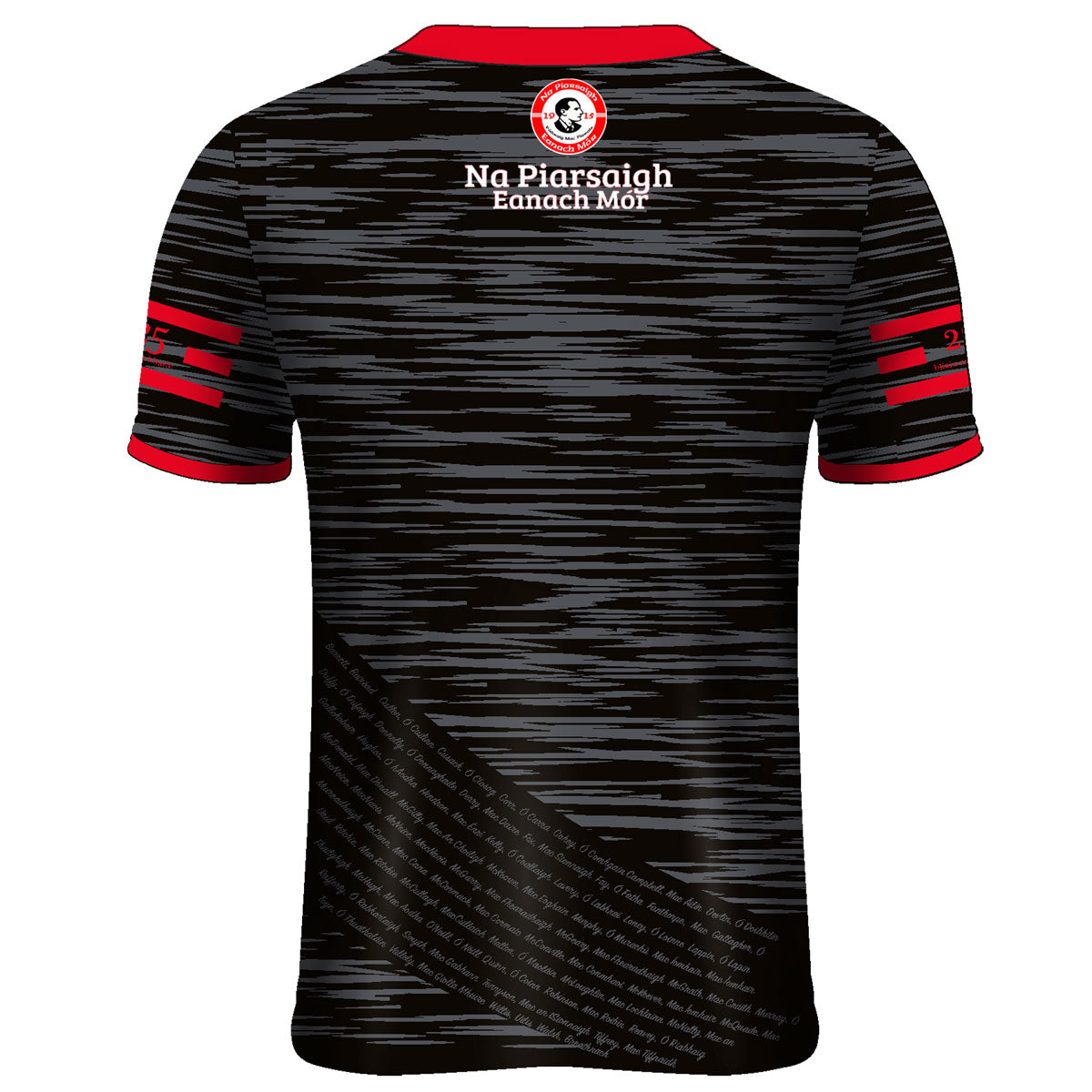 Mc Keever Na Piarsaigh Eanach Mor CLG Reserve Jersey - Adult - Grey/Red/Black