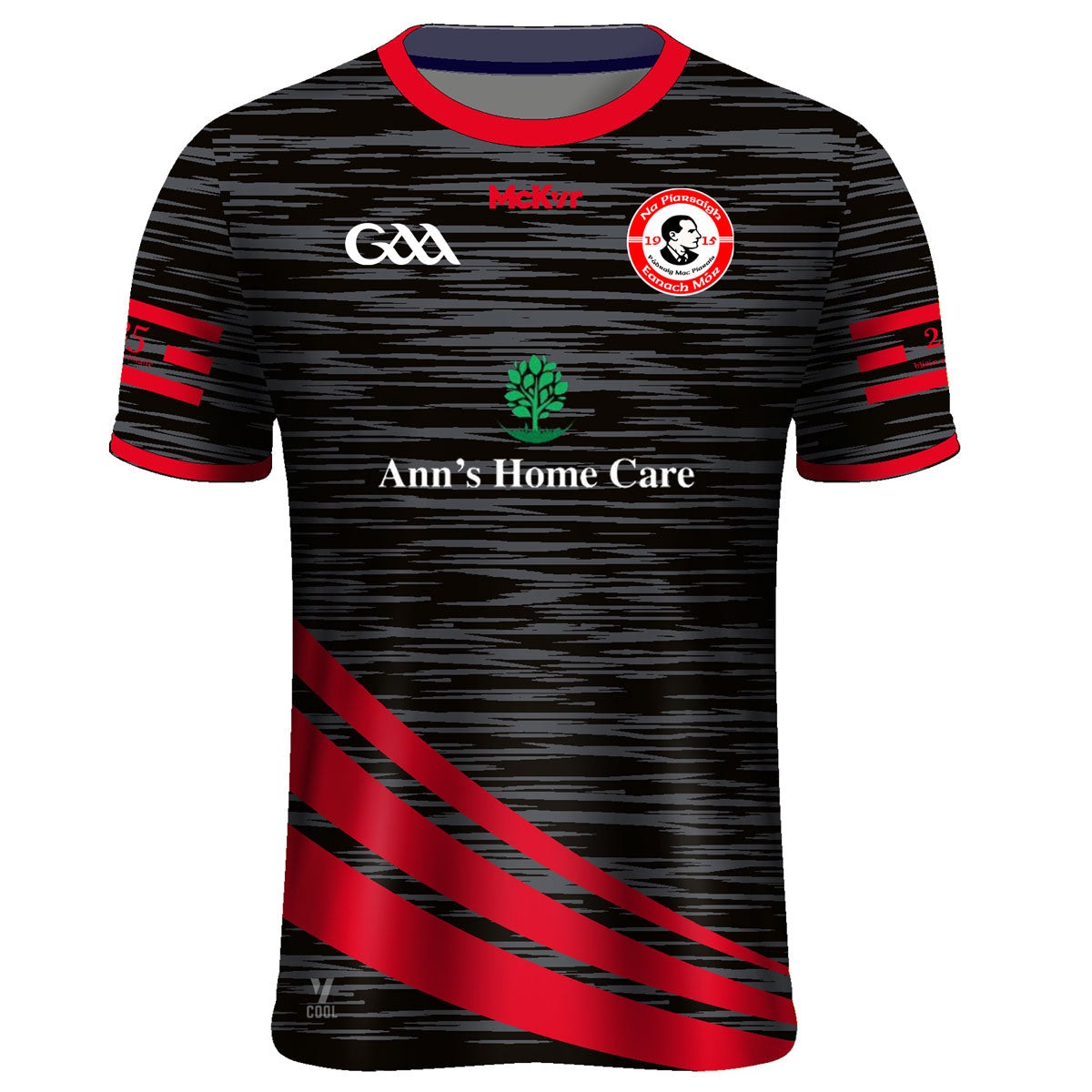 Mc Keever Na Piarsaigh Eanach Mor CLG Reserve Jersey - Womens - Grey/Red/Black