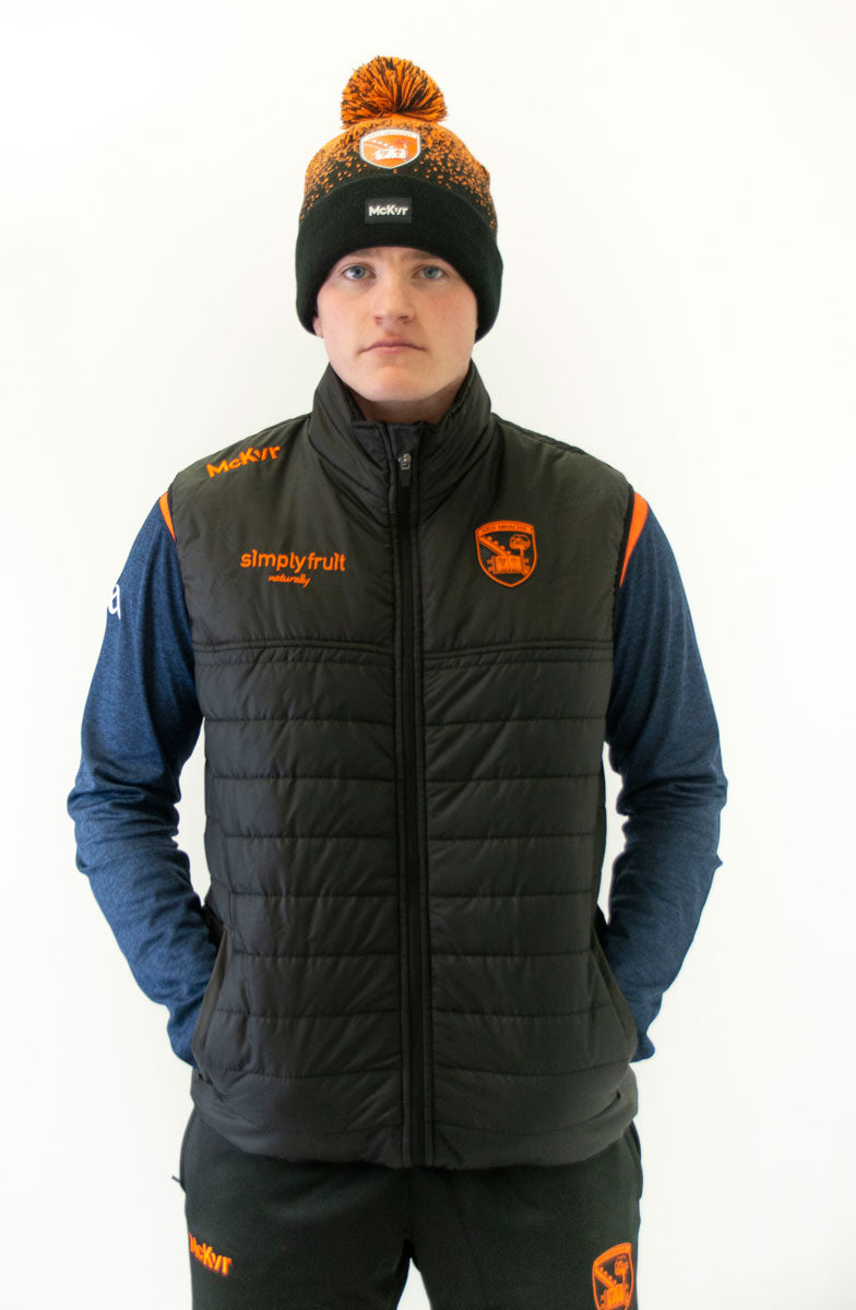 Mc Keever Armagh GAA Official Core 22 Bobble Hat Adult Black