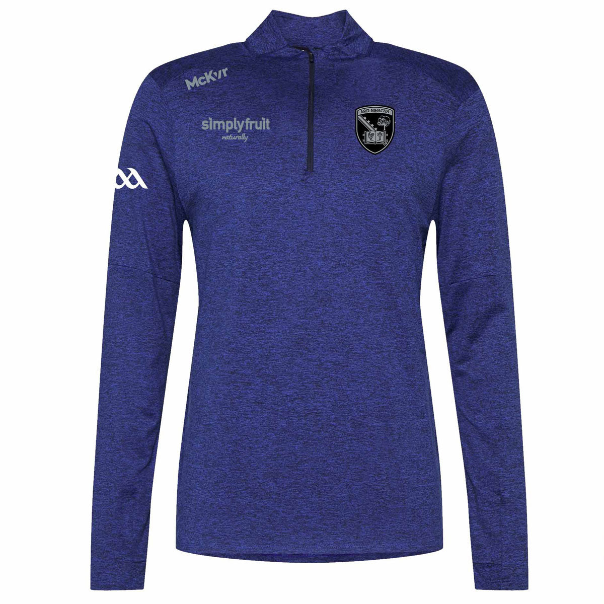 Mc Keever Armagh GAA Official Pulse Lightweight 1/4 Zip Top - Youth - Navy Melange