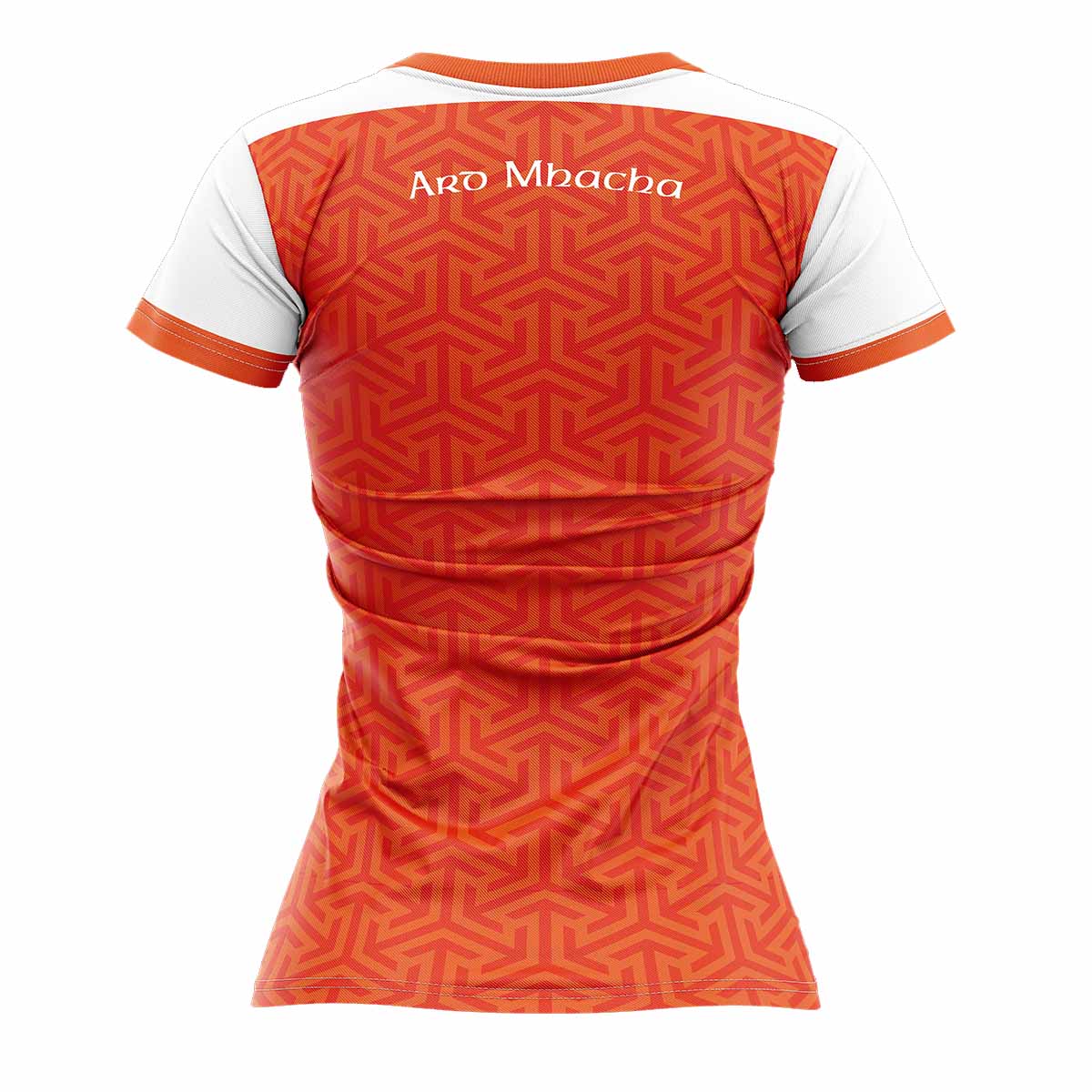 Mc Keever Armagh Camogie Official Home Jersey - Youth - Orange/White