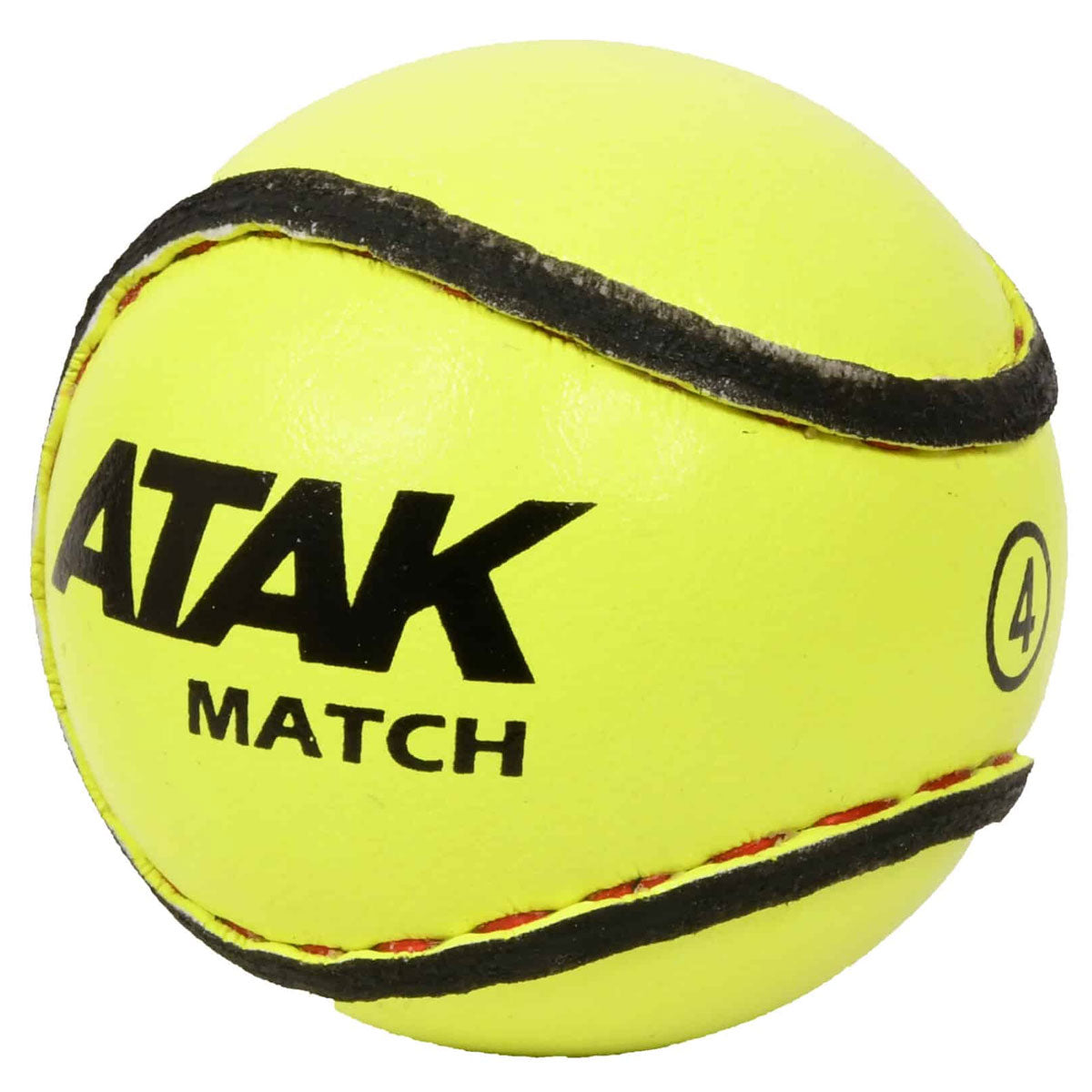 Atak Match Sliotar - Size 4 - Neon Yellow