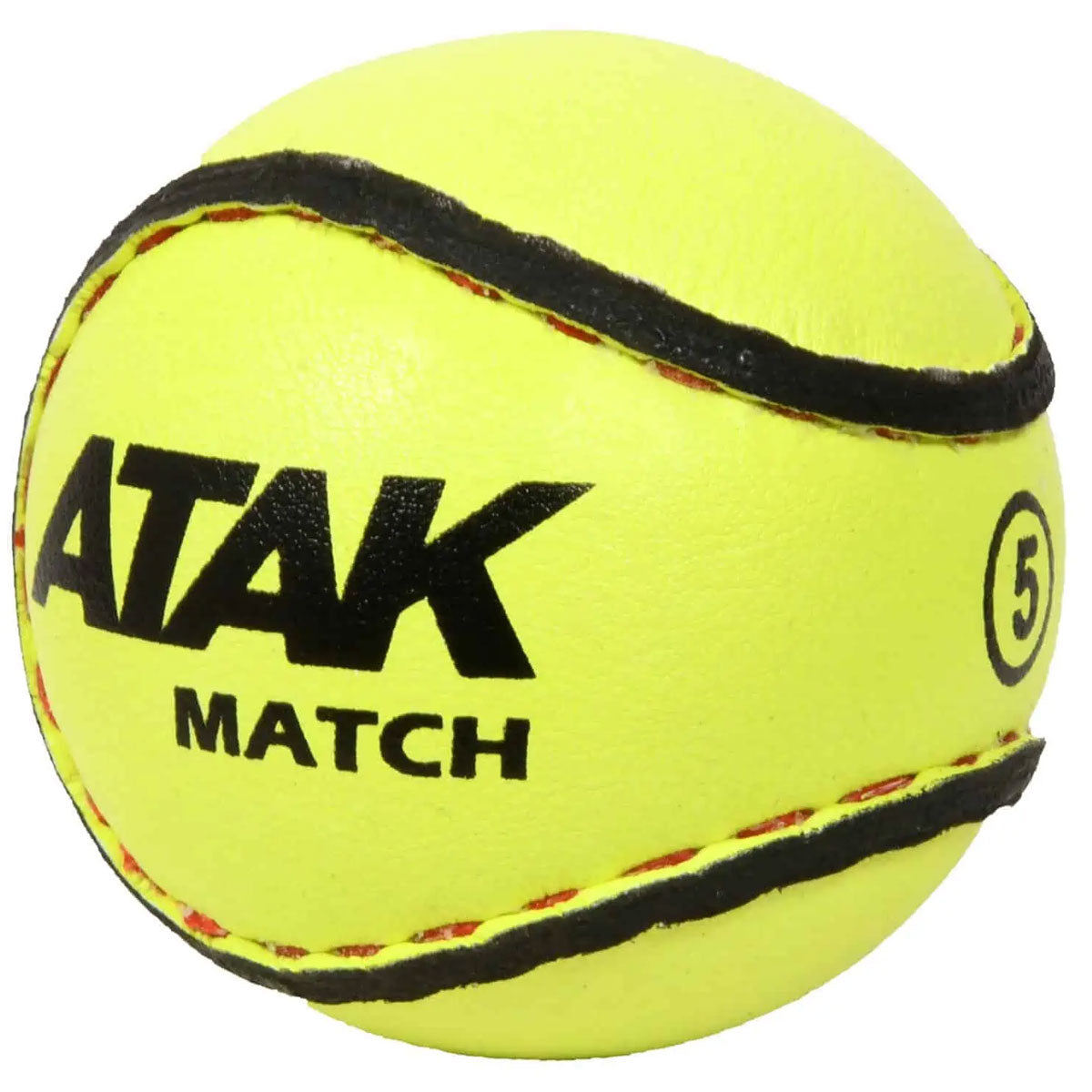 Atak Match Sliotar - Size 5 - Neon Yellow