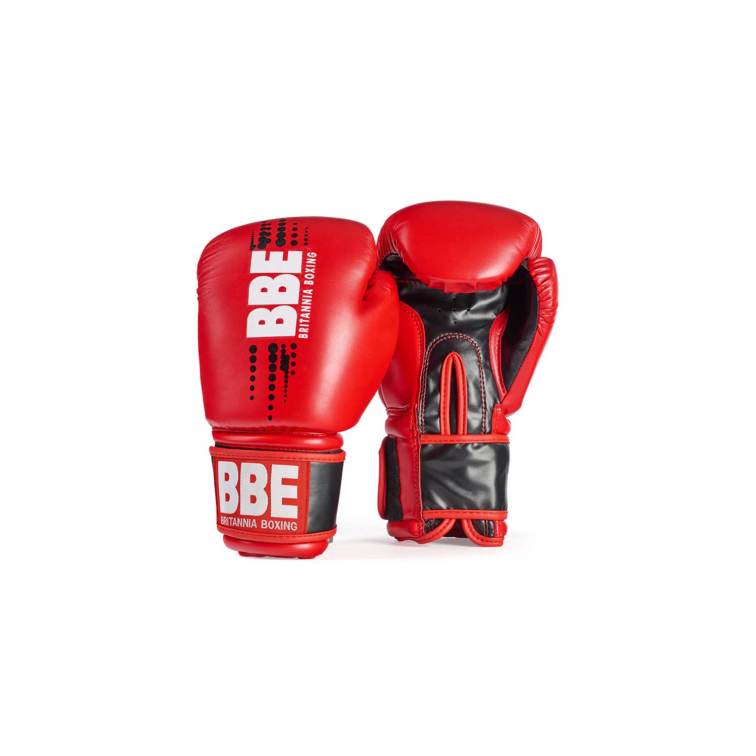 BBE Club FX Sparring/Bag Gloves - Adult - Red/Black