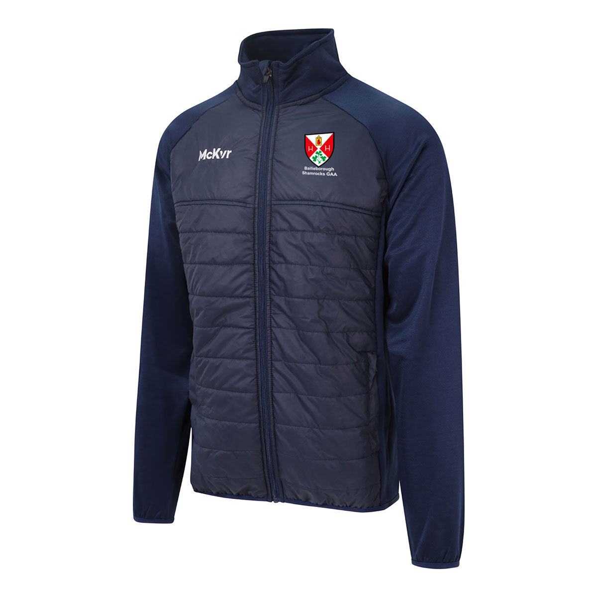 Mc Keever Bailieborough Shamrocks GAA Core 22 Hybrid Jacket - Youth - Navy