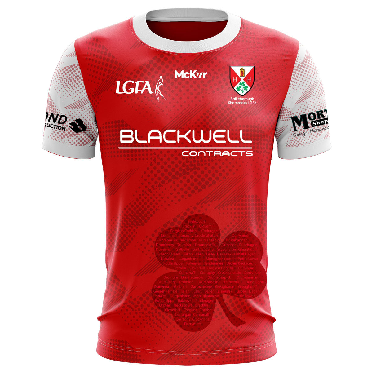 Mc Keever Bailieborough Shamrocks GAA Ladies Playing Jersey - Womens - Red