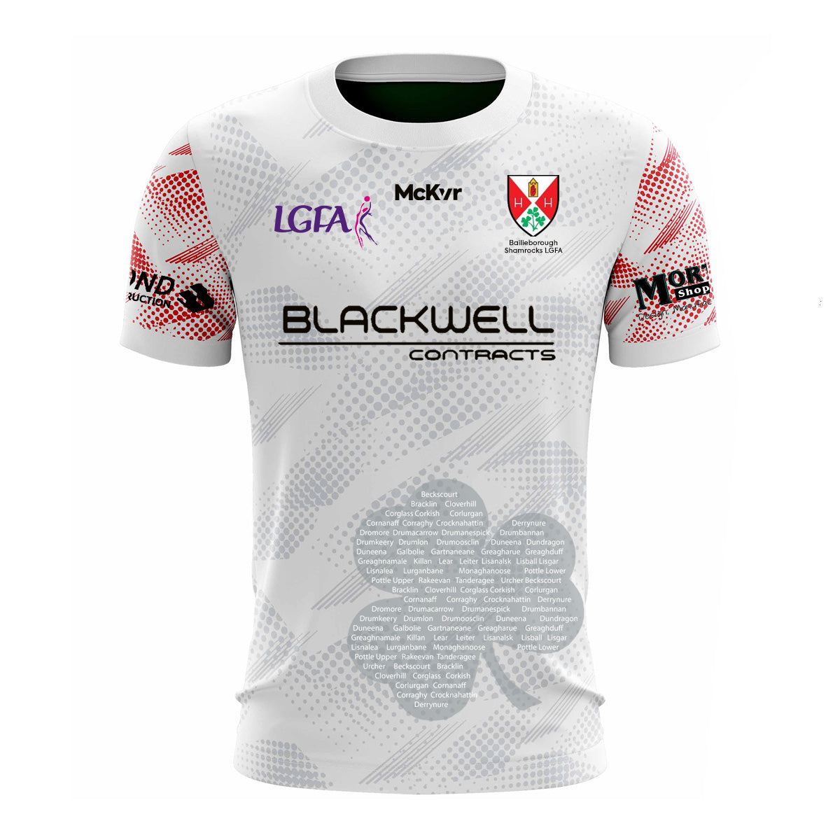 Mc Keever Bailieborough Shamrocks GAA Ladies Goalkeeping Jersey - Adult - White