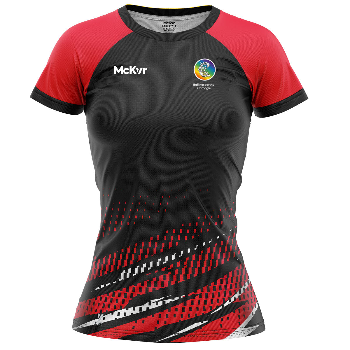 Mc Keever Ballinascarthy Camogie Training Jersey - Adult - Black/Red
