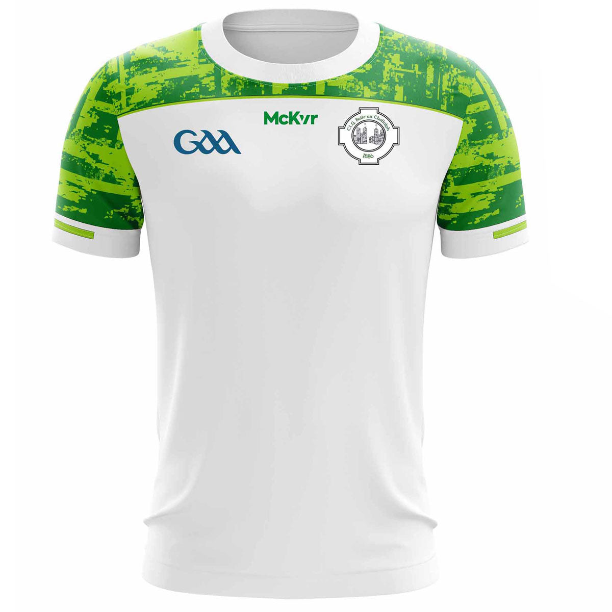 McKvr Ballincollig GAA Training Jersey - Adult - White/Green
