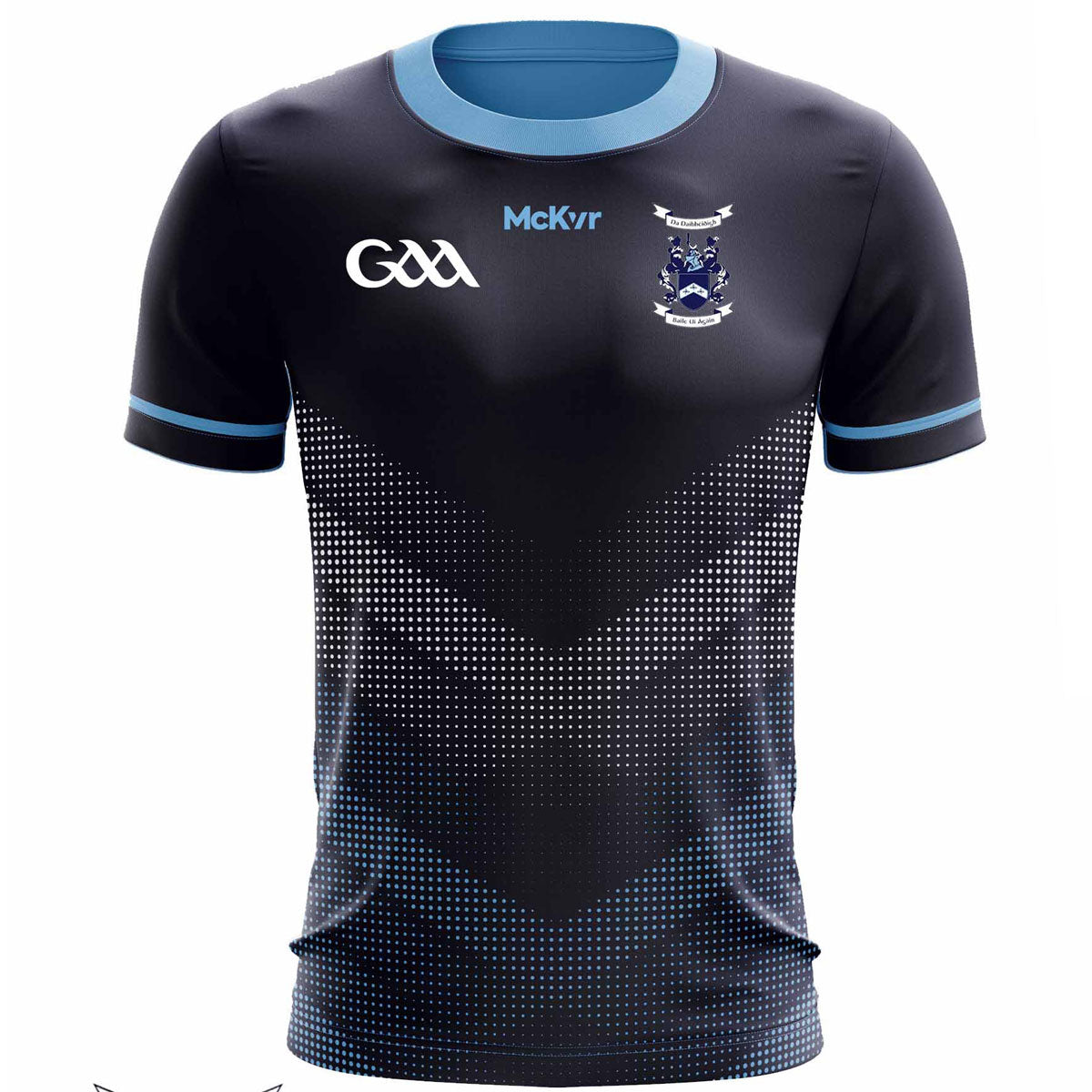McKvr Ballyhegan Davitts GAA Training Jersey - Adult - Navy Matrix Player Fit