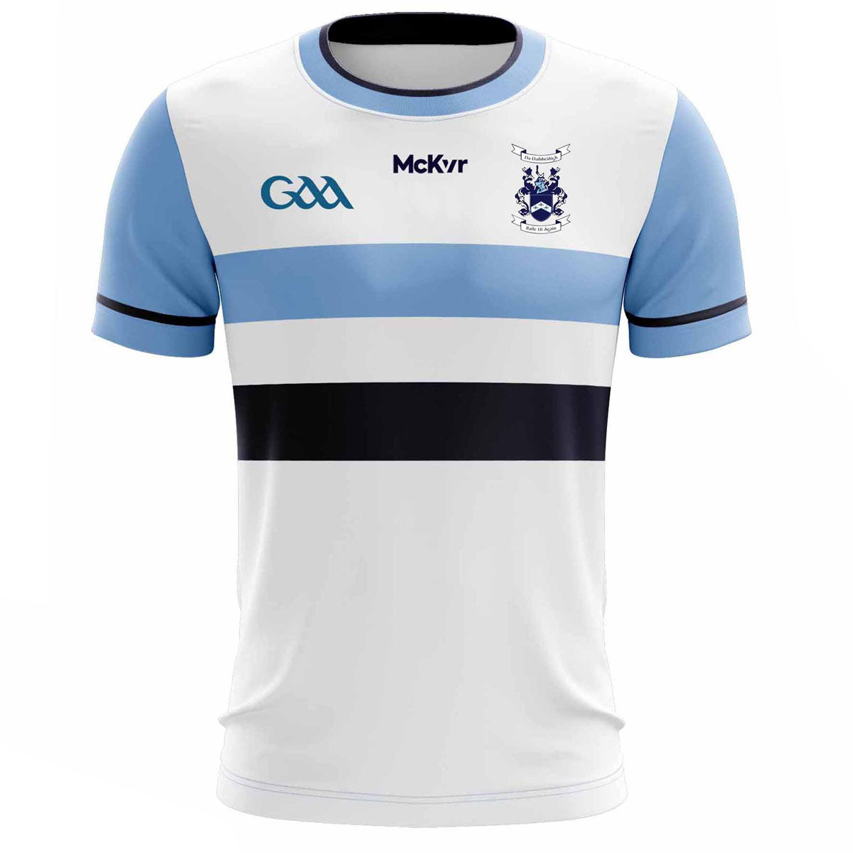 McKvr Ballyhegan Davitts GAA Training Jersey - Adult - White