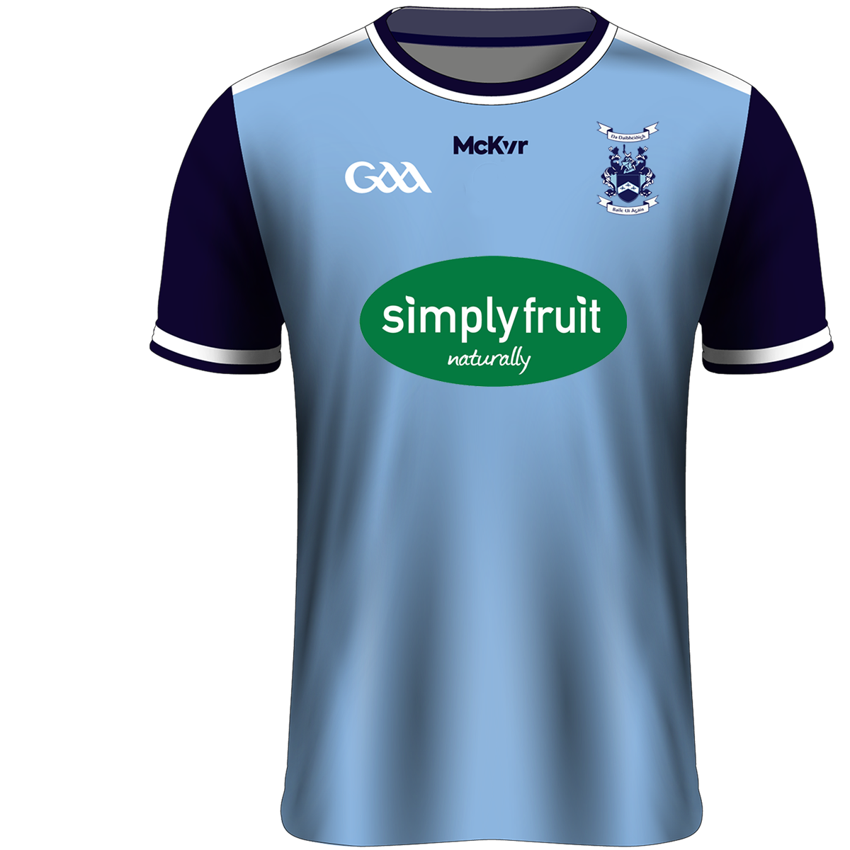 Mc Keever Ballyhegan Davitts Home Jersey - Adult - Blue Player Fit