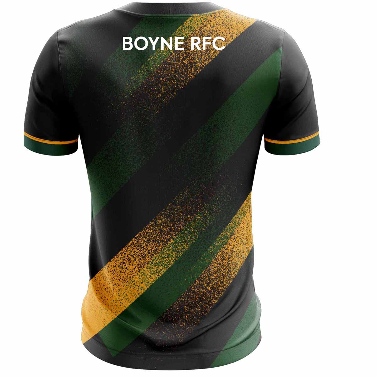 Mc Keever Boyne RFC Training Jersey - Youth - Black/Green/Amber