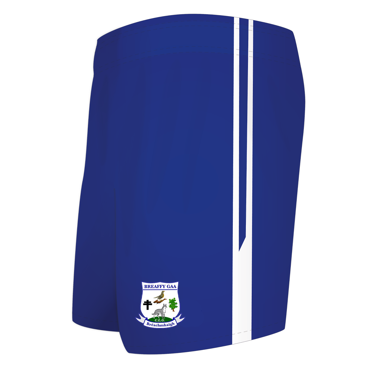 Mc Keever Breaffy GAA Official Training Shorts - Youth - Royal/White