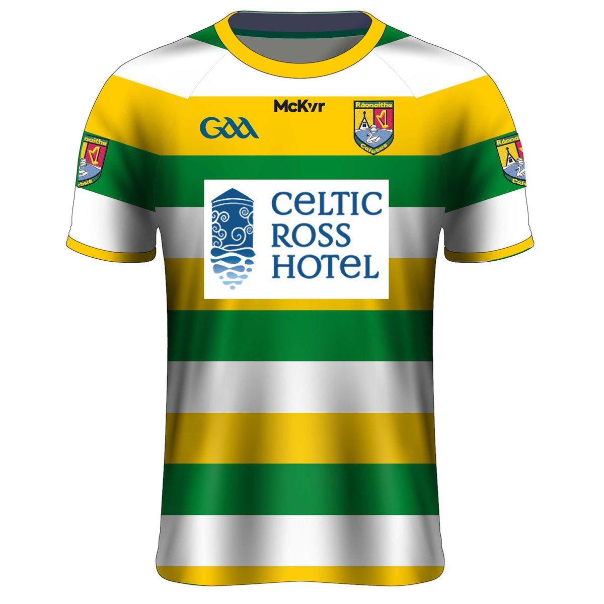 Mc Keever Carbery Rangers Playing Jersey - Adult - Green/Yellow/White