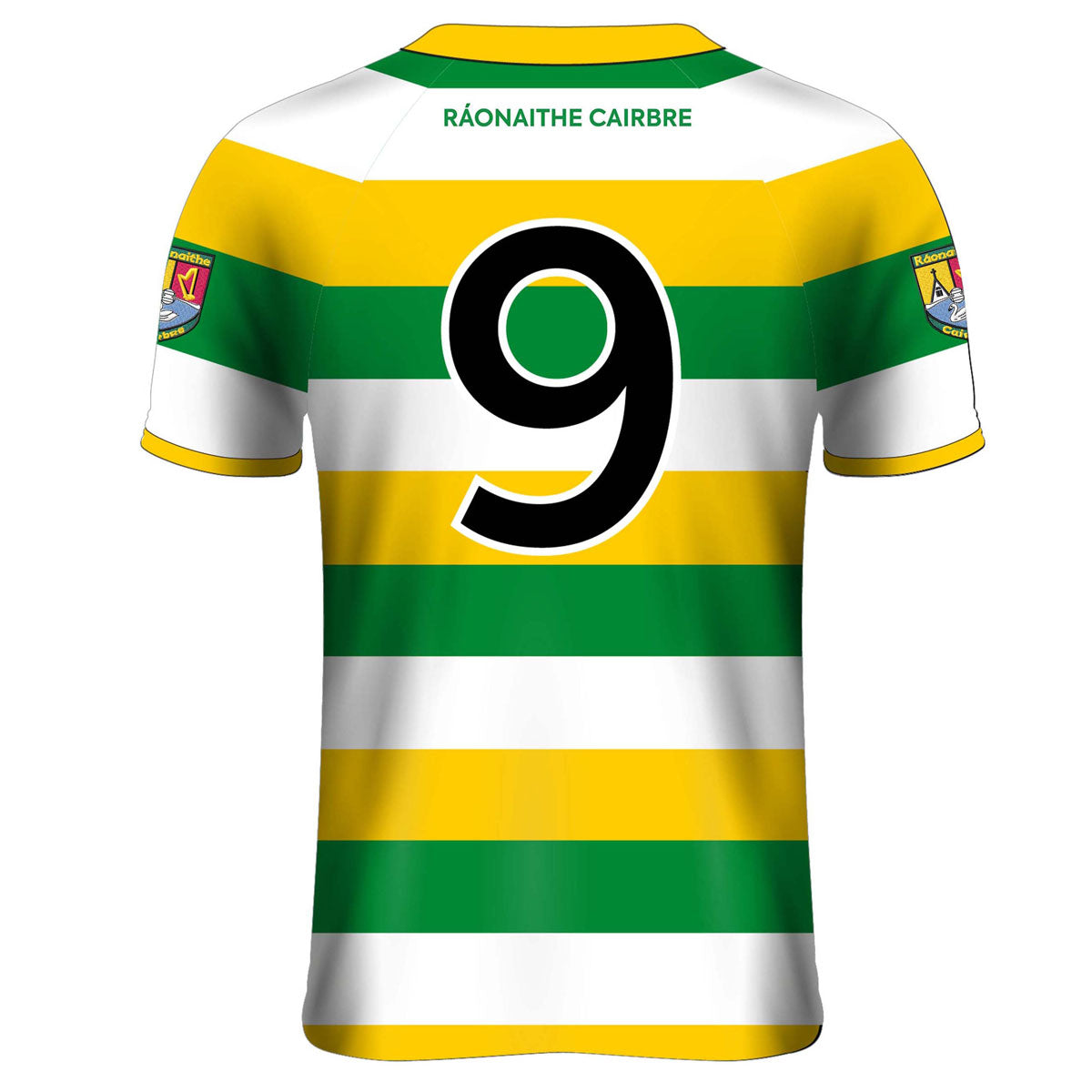 Mc Keever Carbery Rangers Numbered Home Jersey - Youth - Green/Yellow/White