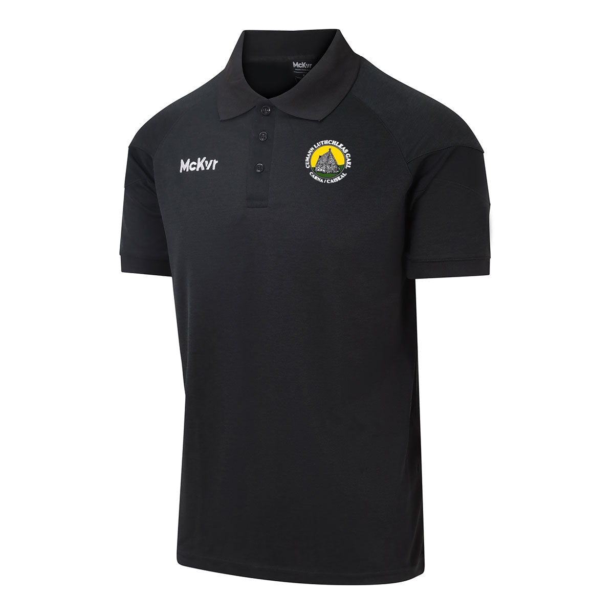 Mc Keever Carna Cashel GAA Core 22 Polo Top - Adult - Black