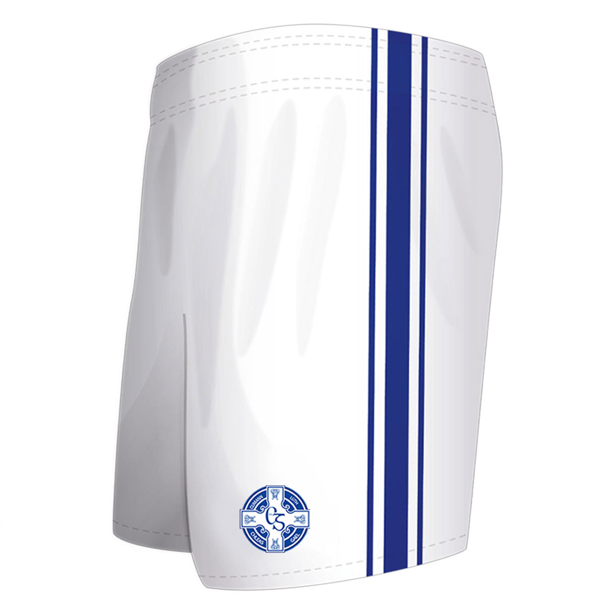 Mc Keever Clan Na Gael CLG Playing Short - Adult - White/Blue