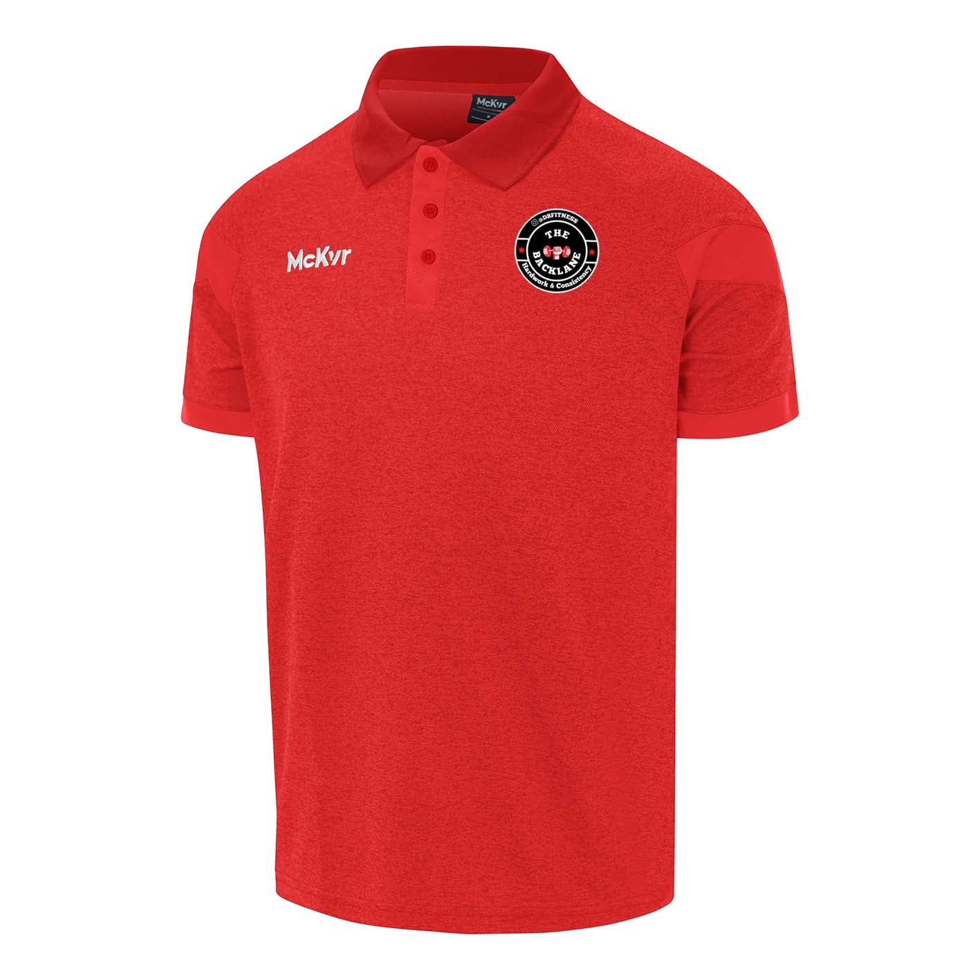 Mc Keever DB Fitness Core 22 Polo Top - Adult - Red