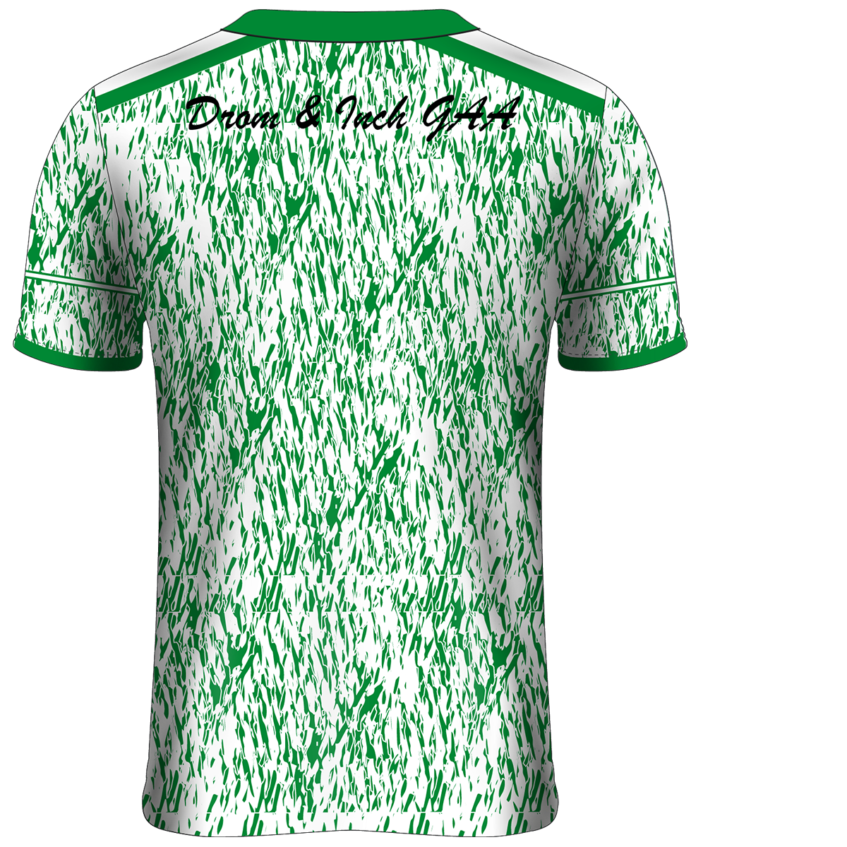 Mc Keever Drom & Inch GAA Training Jersey - Adult - White/Green Player Fit
