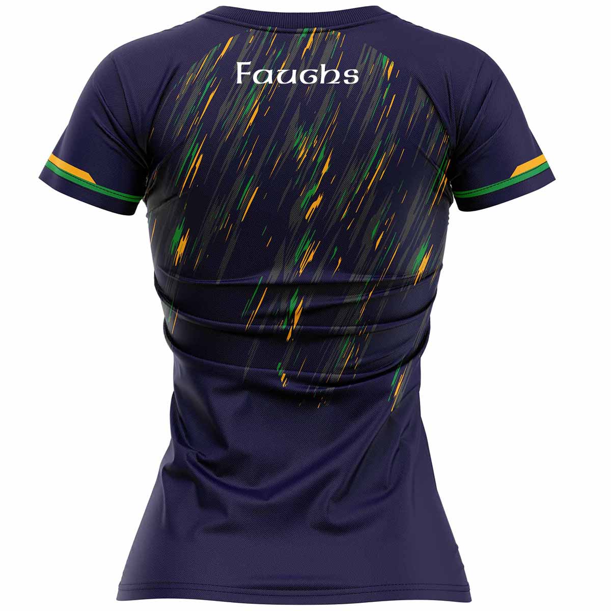 Mc Keever Faughs Camogie Training Jersey - Womens - Navy Design 4