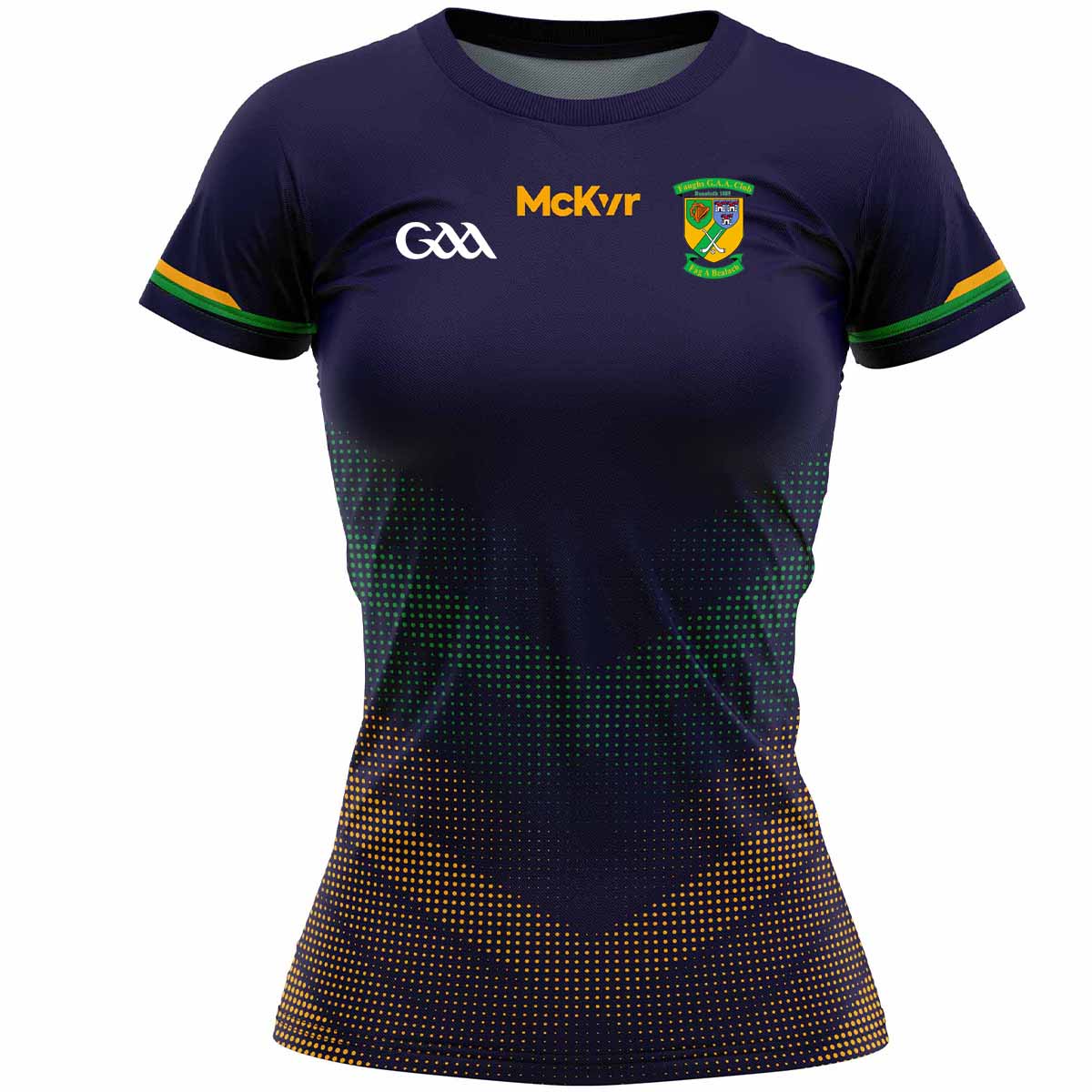 Mc Keever Faughs GAA Training Jersey - Womens - Navy Design 1