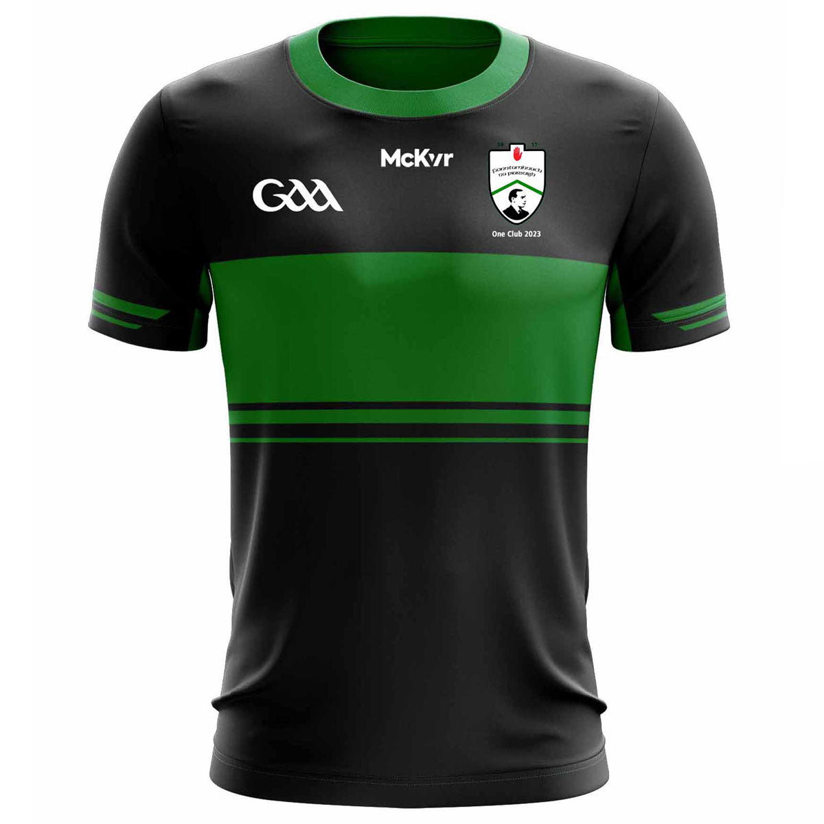 Mc Keever Fintona Pearses GAA Training Jersey - Youth - Black/Green