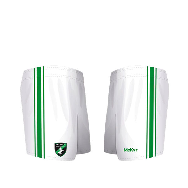 Mc Keever Fulham Irish GAA Core 22 GAA Shorts - Youth - White/Green