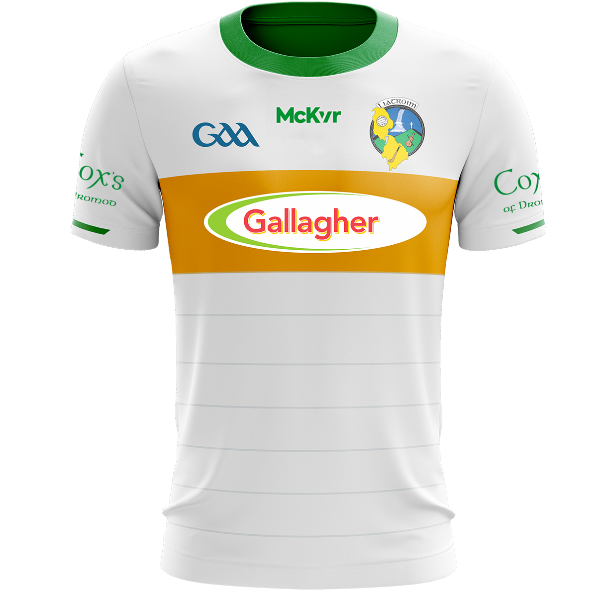 Mc Keever Leitrim GAA Official Goalkeeper Jersey - Kids - White