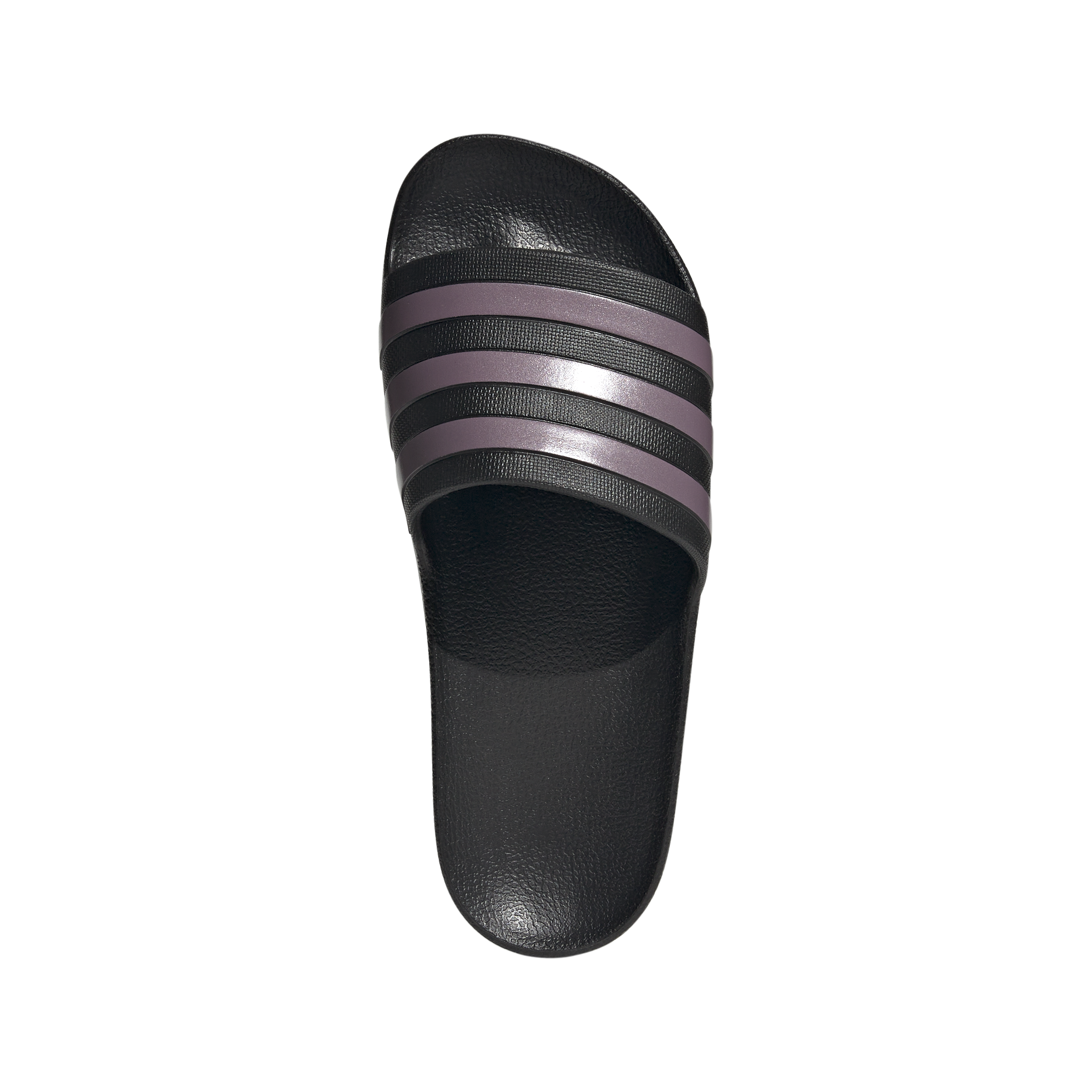adidas Adilette Aqua Sliders - Womens - Black/Mat Purple Metallic/Black