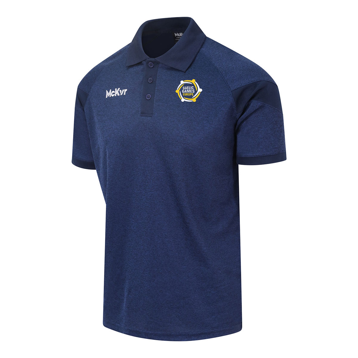 Mc Keever Gaelic Games Europe Core 22 Polo Top - Adult - Navy
