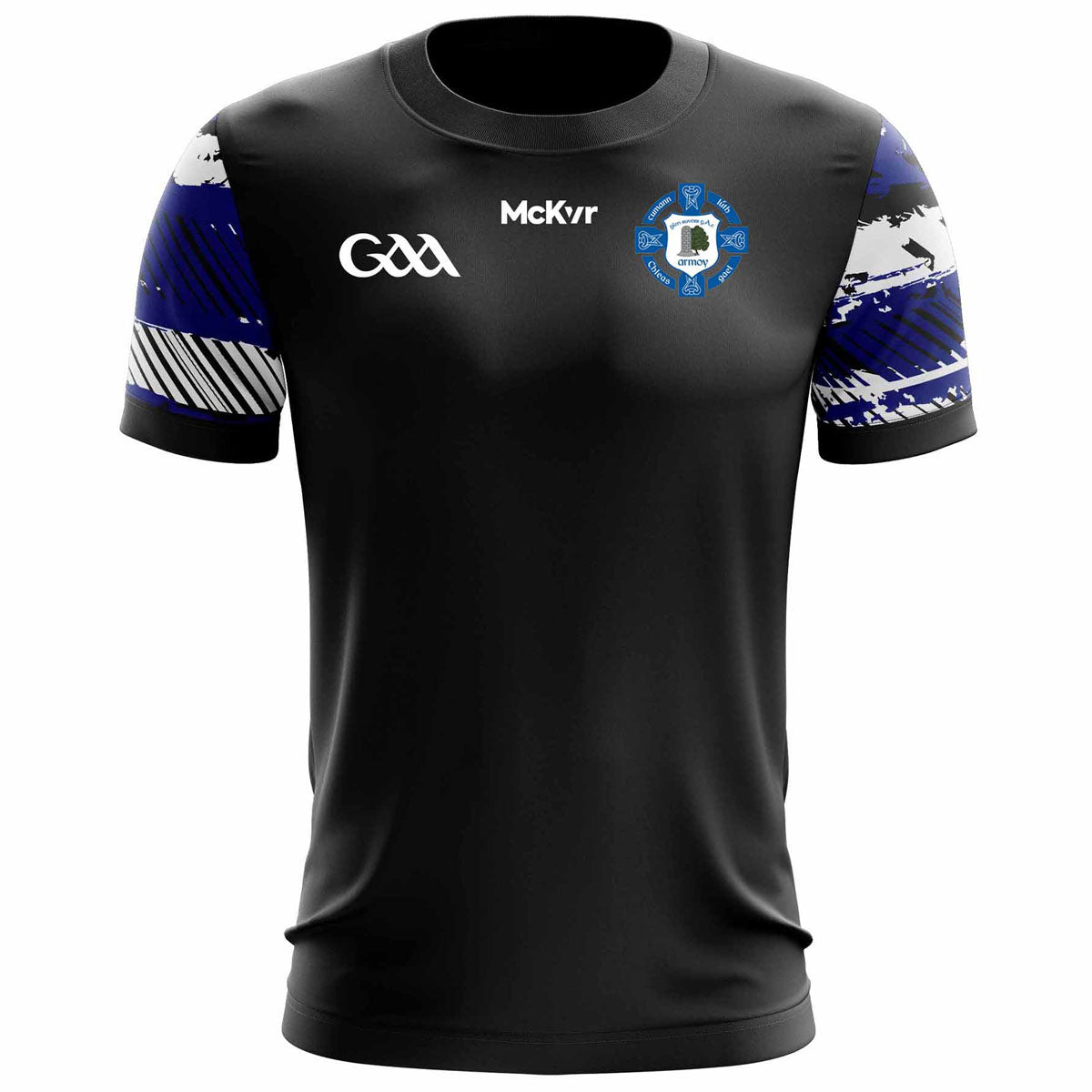 McKvr Glen Rovers Armoy Training Jersey - Adult - Black/Blue Player Fit