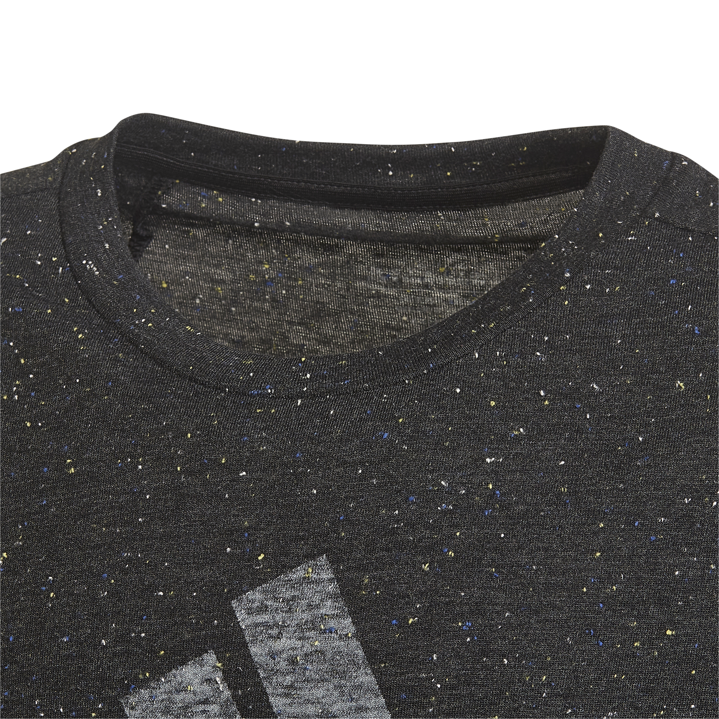 adidas BOS Tee - Girls - Black Melange/White