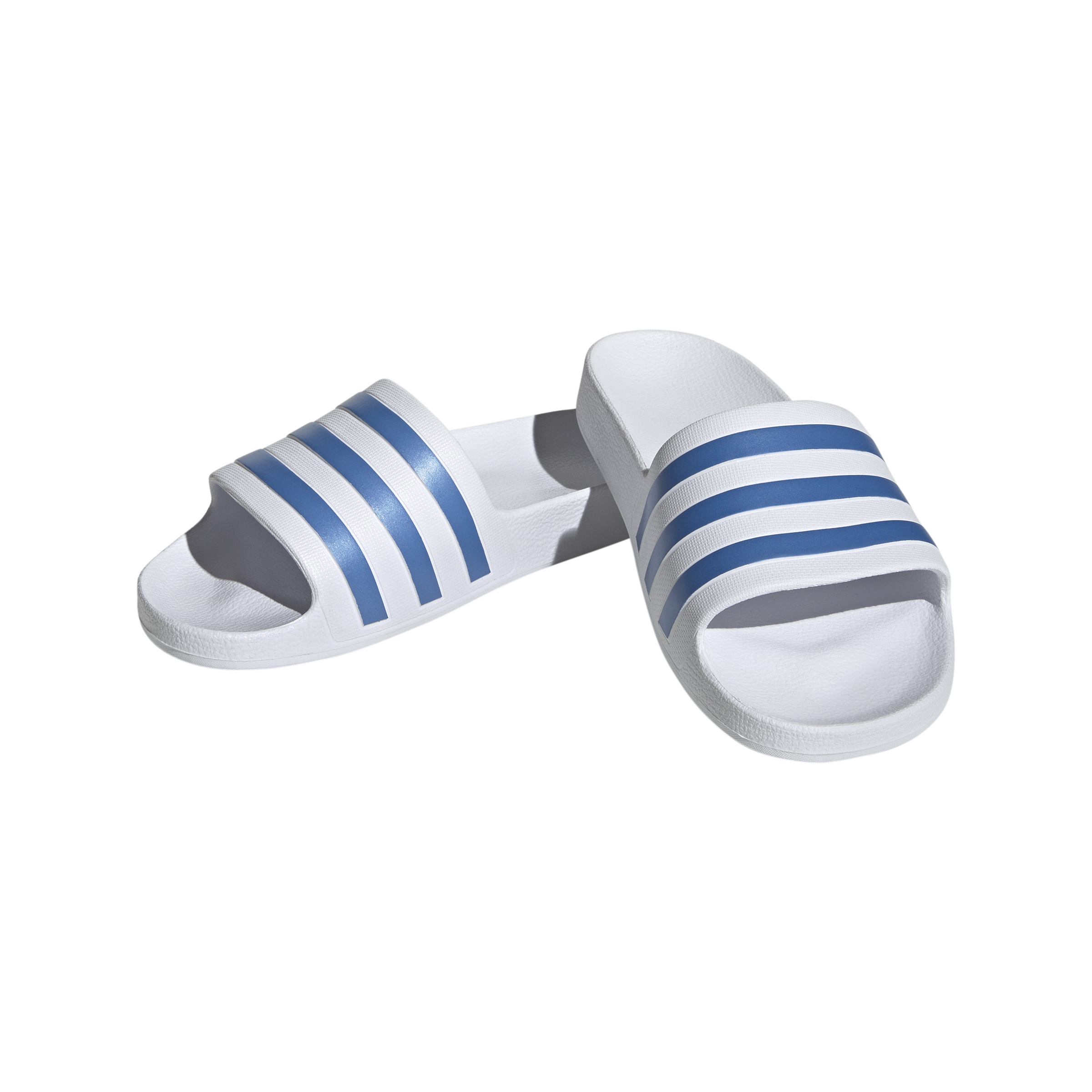 adidas Adilette Aqua Sliders - Womens - White/Blue