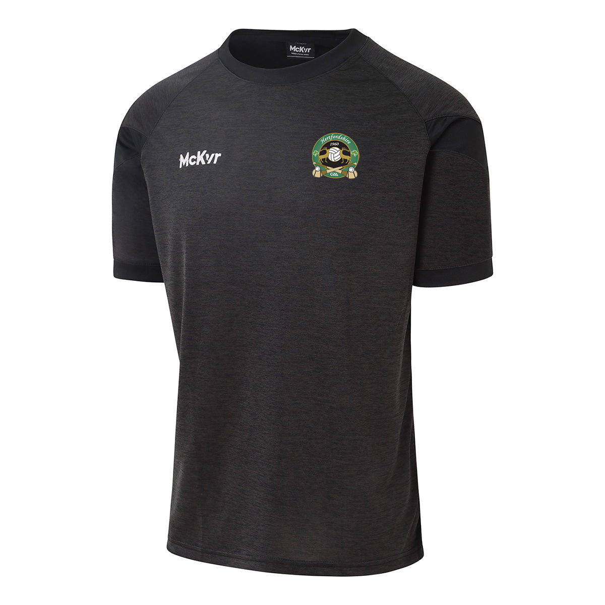 Mc Keever Hertfordshire GAA Core 22 T-Shirt - Youth - Black