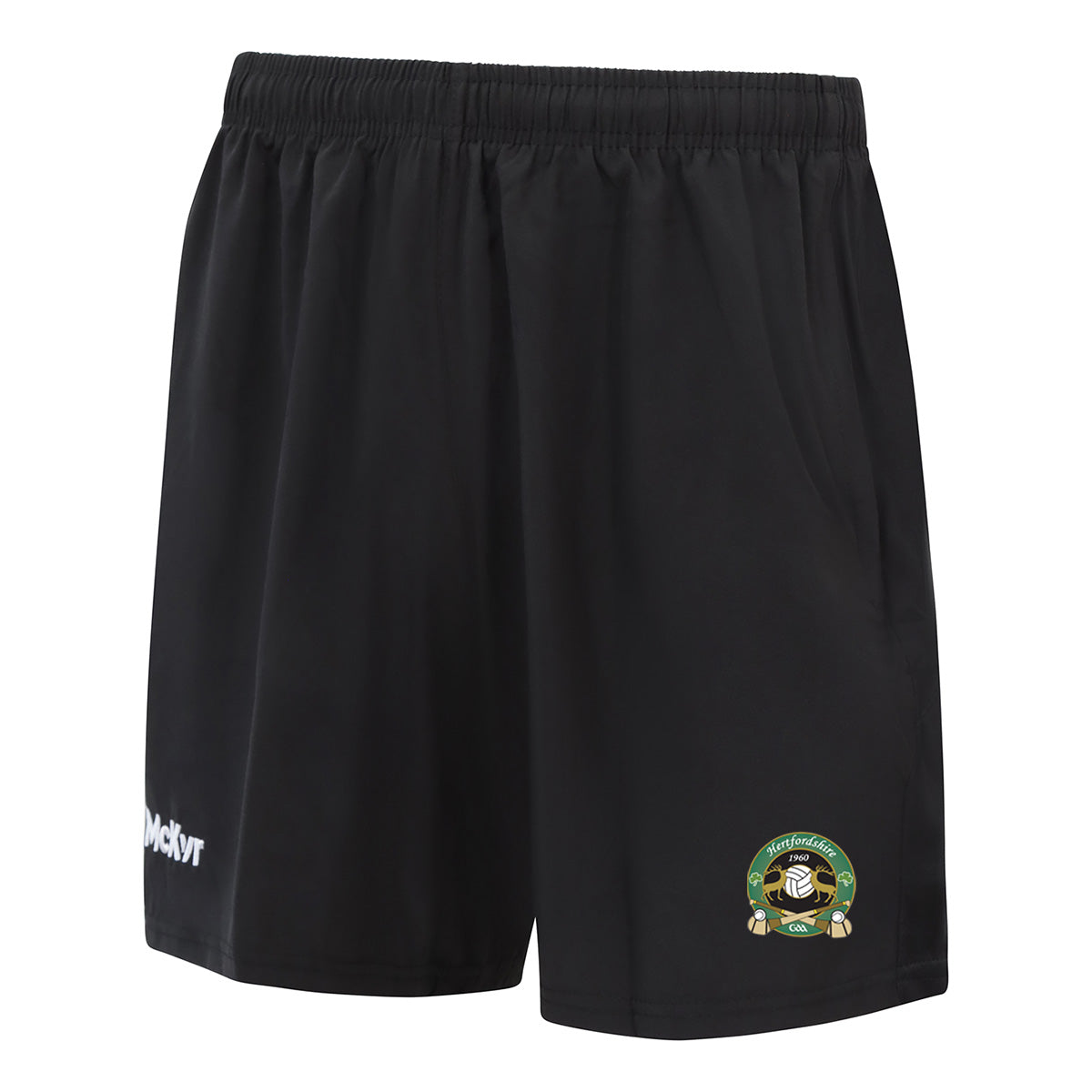 Mc Keever Hertfordshire GAA Core 22 Leisure Shorts - Youth - Black